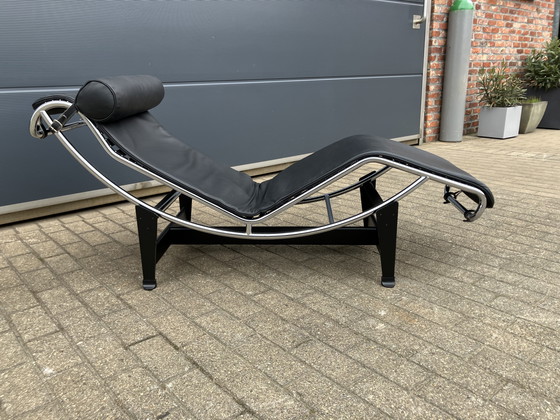 Image 1 of Cassina originale Le Corbusier Lc4 nero/cromo, come nuovo
