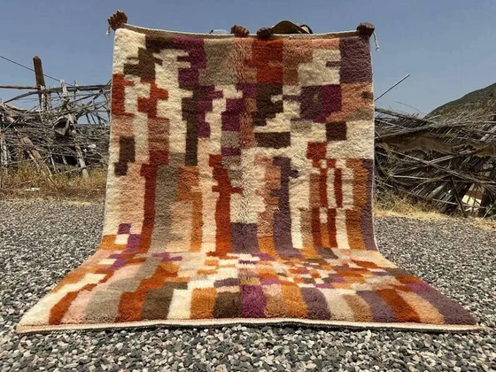 Tappeto Mrirt marocchino multicolore 300x200 cm – motivo geometrico astratto – Tappeti, Lana, Cotone (photo 13 of 13)