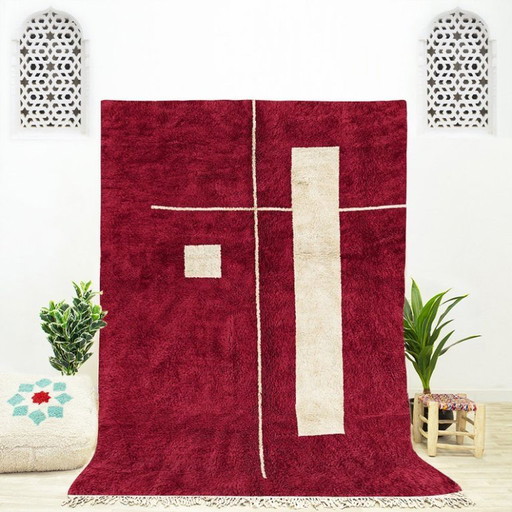 Tapis bérbere fait main traditionnelle 250cmx150cm