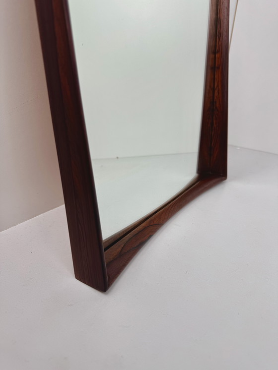 Image 1 of Specchio da parete in palissandro danese
