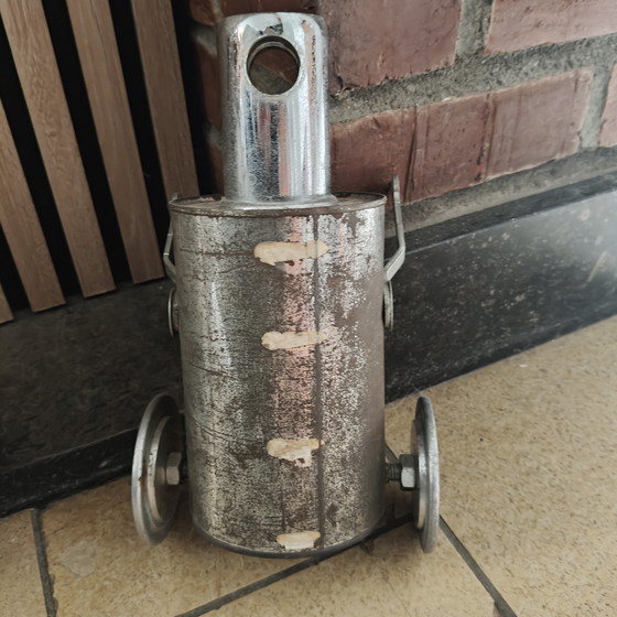 Image 1 of Vintage Industrial Robot Sculptures – Steampunk Found Objects Set