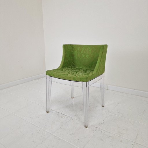 Chaise 'Mademoiselle' de Kartell en vert damassé par Philippe Starck Italie, années 2000