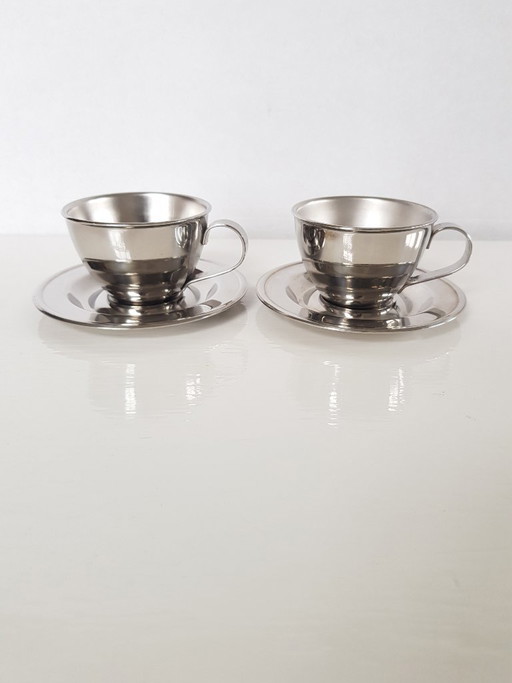 Nanni P&B Set of 2 Espresso Cup and Saucer