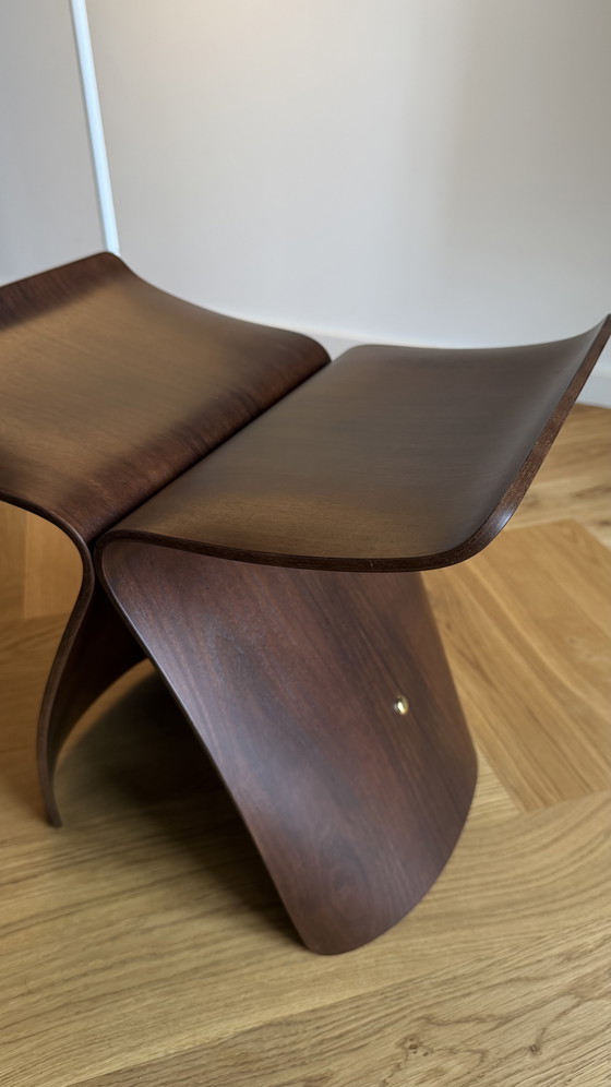Image 1 of Vitra Butterfly Tabouret Palissandre
