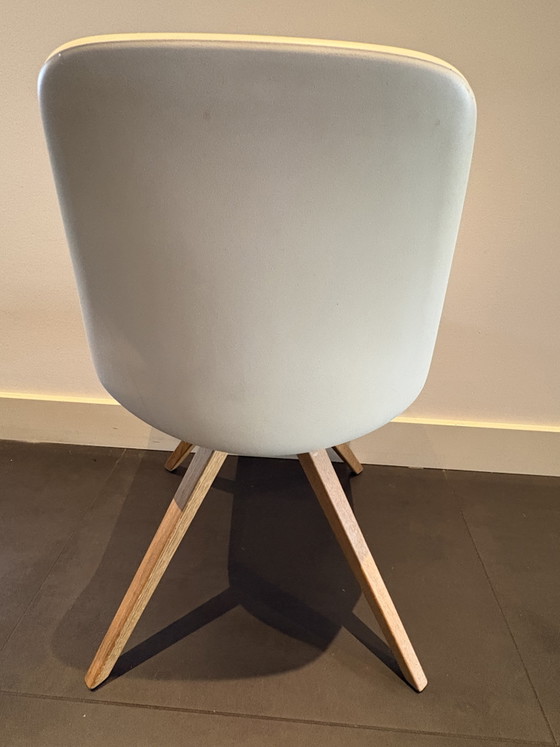 6 chaises de salle à manger CIRA – Chêne (4x Taupe/Boue et 2x Blanc) – Wood, Other (photo 3 of 6)