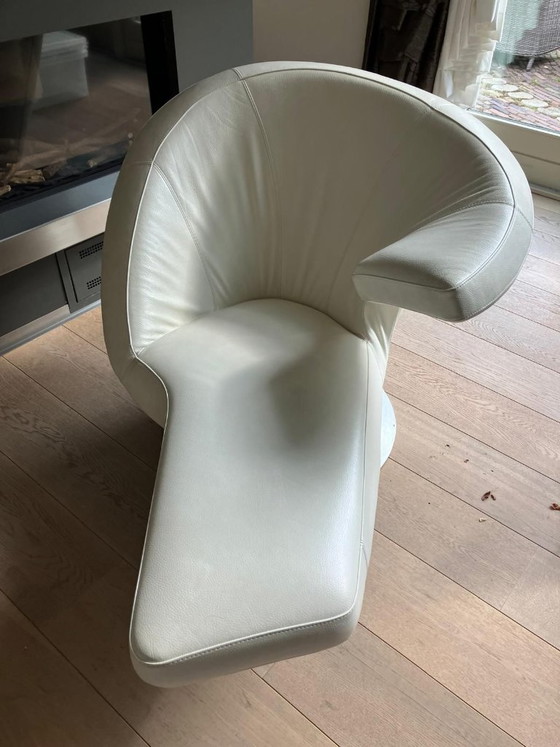 Splendida Poltrona Leolux Parabolica! – Poltrone, Pelle, Alluminio (photo 5 of 5)