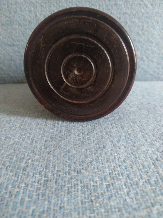 Image 1 of Botella decorativa de madera de palisandro de los años 50