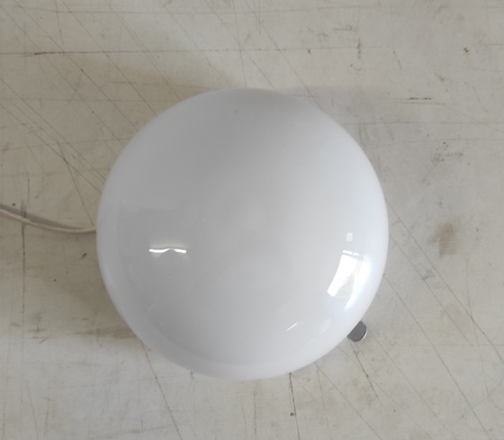 Image 1 of Opaline globe ceiling or wall light - mid-20th century