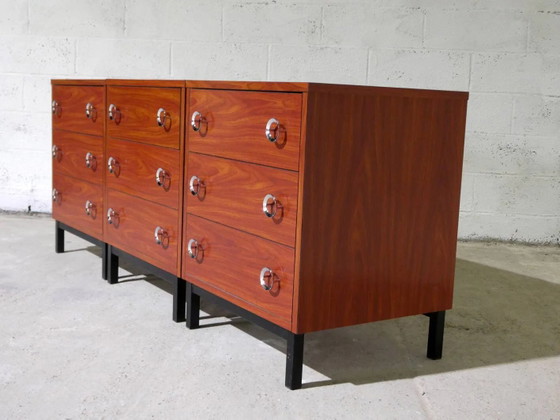 petite commode Formica, 1960 – Métal, Vintage (photo 6 of 8)