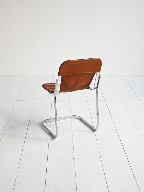 Image 1 of Stuhl, der Willy Rizzo für Cidue in den 1970er Jahren zugeschrieben wird