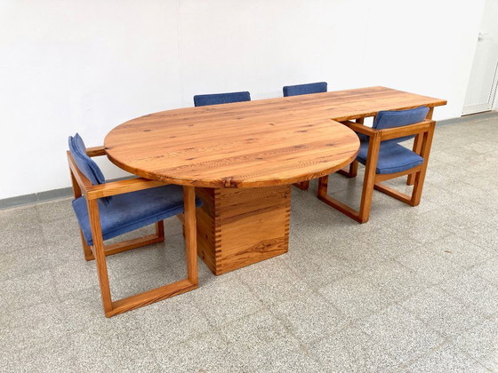 Image 1 of Ensemble de salle à manger complet Ate van Apeldoorn, design vintage