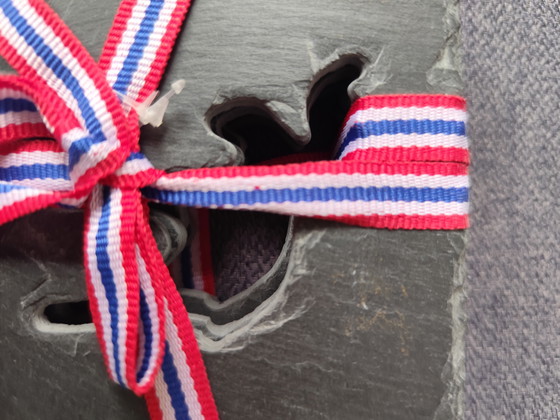 Image 1 of 4 sottobicchieri in ardesia, Norvegia, motivo alce, ritaglio, nuovi nella confezione originale, 10x10cm, Hygge