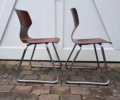 2 x Flototto Pagholz chairs