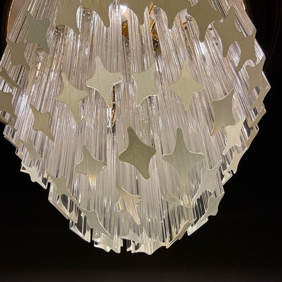 Image 1 of Ceiling light/lamp by Paolo Venini, Asta Quadrilobo, Murano glass, Italy, 1960s