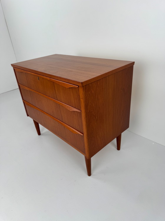 Image 1 of Commode en teck danois, Danemark, années 1960