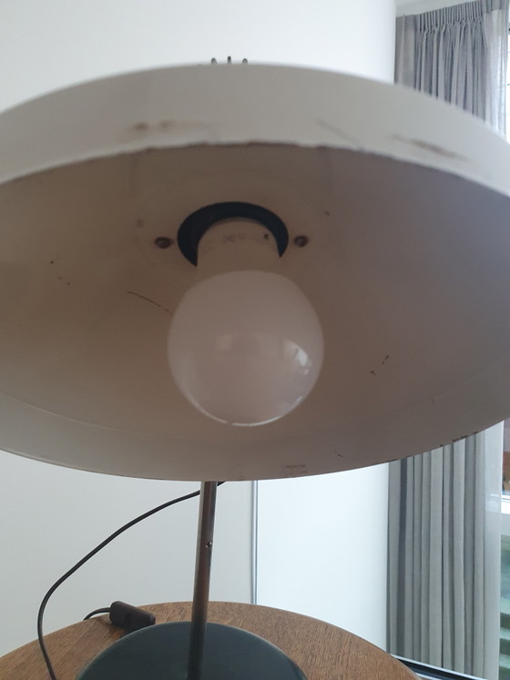 Lampada da scrivania industriale vintage POLAM Typ 1115, design dalla Polonia, anni '70/'80. (photo 5 of 8)