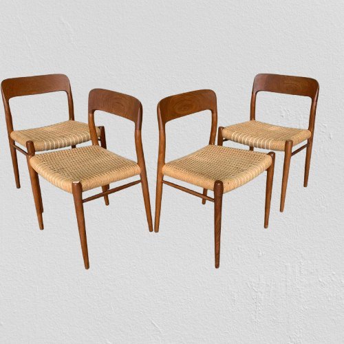 Model 75 Chairs by Niels Otto Möller for J.L. Möllers Möbelfabrik