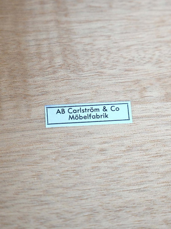 Image 1 of Teakhouten nachtkastje uit de jaren 60 van AB Carlström & Co