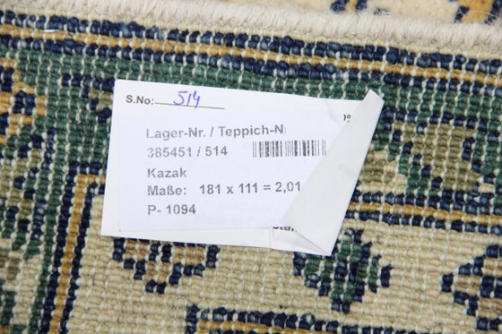 Image 1 of Origineel handgeknoopt Ziegler Kazak tapijt, 181 x 111 cm, nieuw en in uitstekende staat.