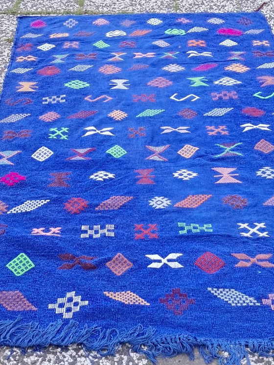 Image 1 of Handgeknoopt Berber kleed wol 243x140cm