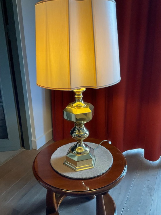 Image 1 of Table lamp in solid copper.