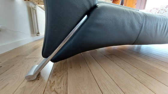 Image 1 of Fauteuil Rolf Benz SE 322, zwart leder