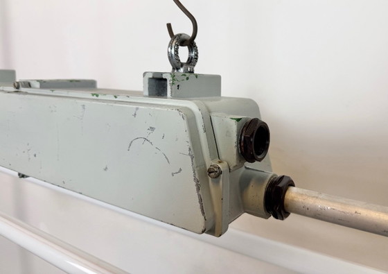 Image 1 of Lampada tubolare grigia industriale di Elektrosvit, anni '70