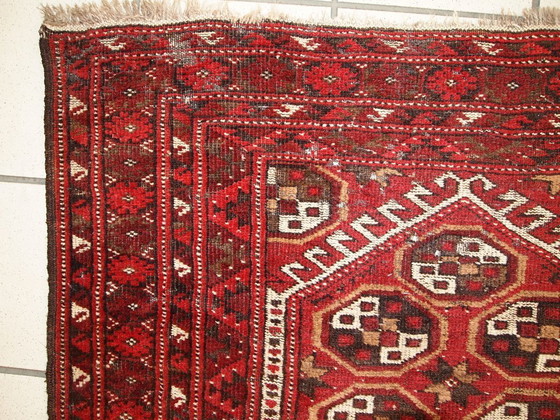 Image 1 of Alfombra afgana Adraskand antigua hecha a mano para oración, 82 cm x 115 cm (2,7' x 3,7'), 1920 - 1C346