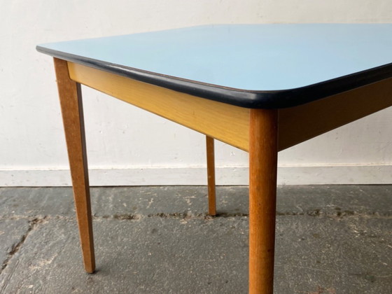 Image 1 of Mid-Century 1960s vintage small Formica kitchen/dining table 