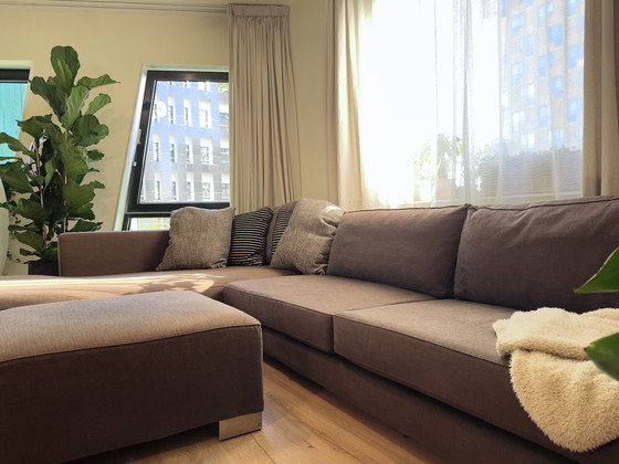 Image 1 of Divano Angolare Design, Marrone, Pouf, Grande - Verzelloni Link