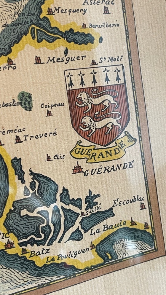 Image 1 of Vintage Atlantic OCEAN GOLD SCHEDA PIEGATA