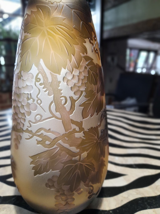 Cameo Vase Art Deco