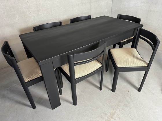 Image 1 of Vintage 1970'S Brutalist Dining Room Set