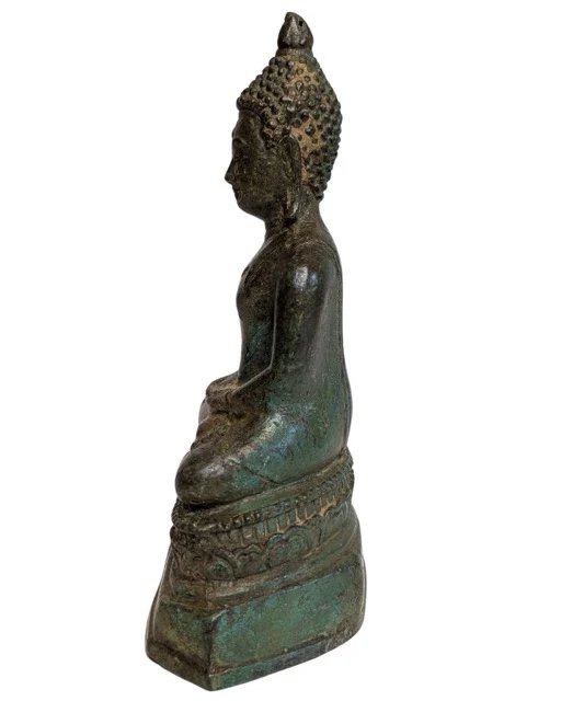 Estatua de Buda tailandesa de bronce en postura de meditación – Esculturas, Bronze (photo 5 of 7)