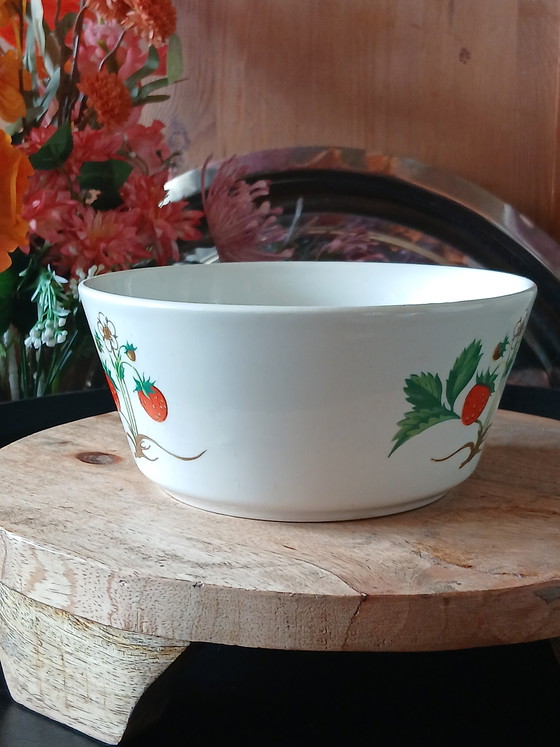 Image 1 of Prachtige Vintage Set Ditmar Urbach Aardbeien kommen (3-delig)