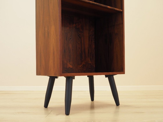 Danish rosewood veneered shelving unit on splayed legs, 1960s – Bookcases (photo 6 of 8)