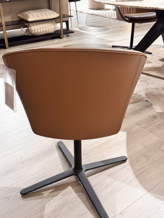 Image 1 of Ensemble de 6 chaises DAN de Draenert en cuir