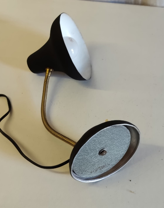 Articulated Metal and Brass Table Lamp - Mid-20th Century (photo 9 of 11)
