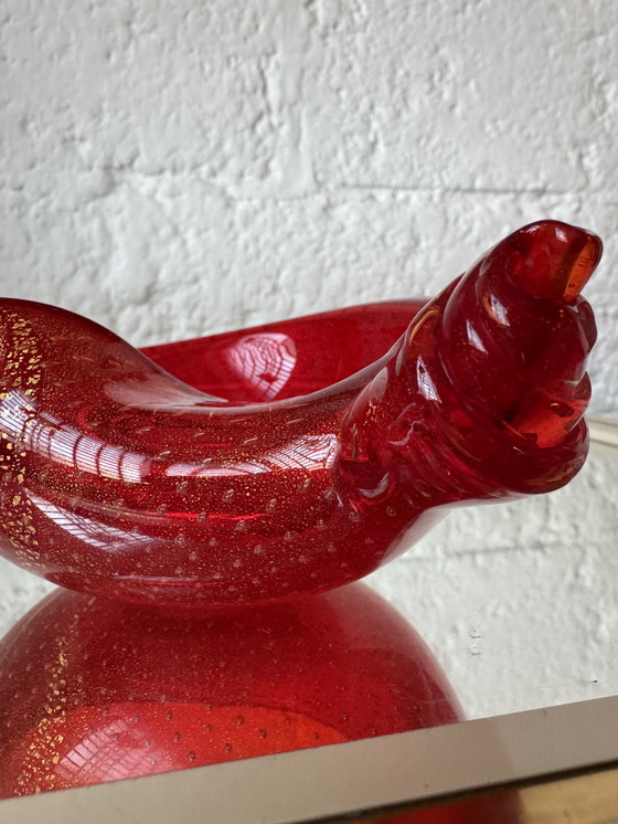 Image 1 of Murano Sommerso pocket emptier from the 70s