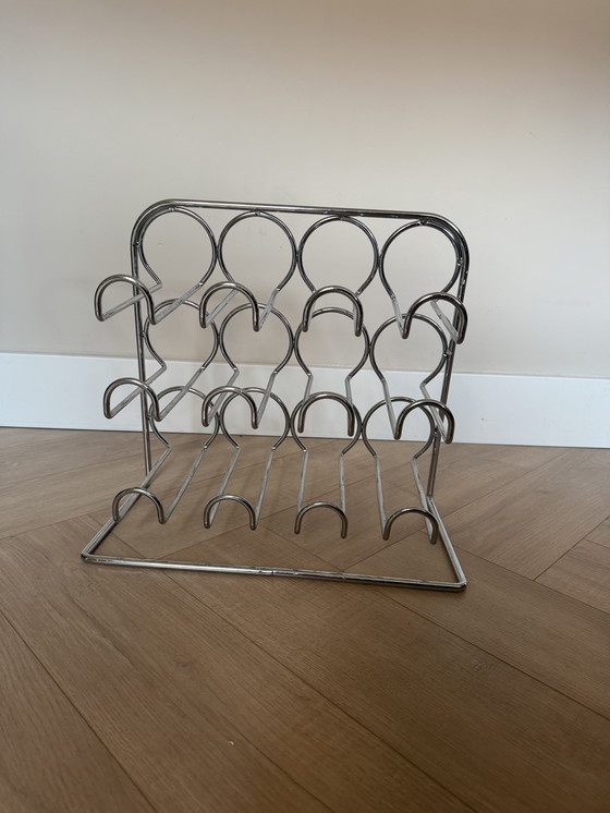 Image 1 of Wine rack chrome