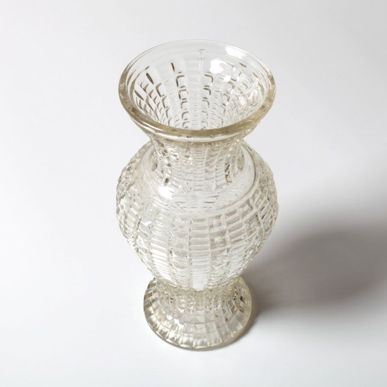 Image 1 of Art Deco Glass Vase: Mid-Century Fidenza Italian Design / 1960s