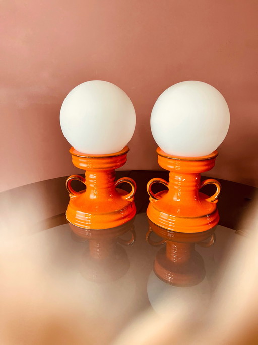 Set of Fat Lava night lights