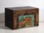 Baule cinese antico dipinto in legno di pino – Cina, circa 1900 – Armadi contenitori (photo 7 of 40)