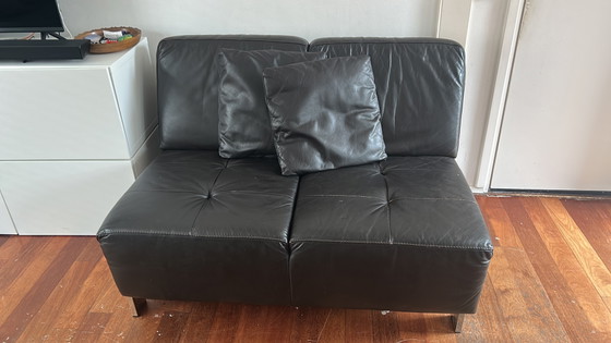 Leather Montel Corner Sofa – Modular sofas, Metal (photo 8 of 10)