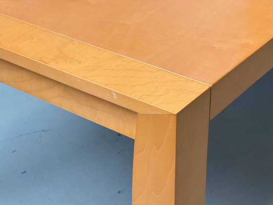 Image 1 of Extendable designer dining table by Chi Wing Lo for Giorgetti, Italy, 1990s