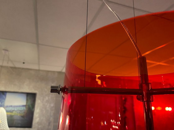 Prandina Sera S1 – Rojo | Mario Mengotti – Lámparas colgantes, Plastic, Chrome (photo 2 of 5)