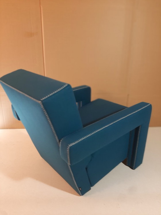 Image 1 of CASSINA 637 UTRECHT fauteuil (NIEUW, NOOIT GEBRUIKT) in 13L OTHANIO WOL met natuurlijke draadstiksels en paardenpunt