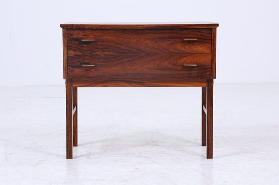 Image 1 of Vintage ladekast | Mid Century laden nachtkastje | Retro jaren 60 palissander opbergmeubel #07-44