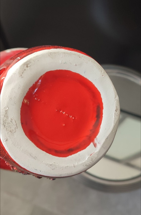 Vallauris enamelled ceramic mushroom lamp, 60s/70s. – Table lamps (photo 6 of 13)