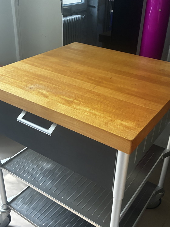 Bulthaup System 20 Serveerwagen – Opbergkast, Wood, Metal (photo 2 of 5)